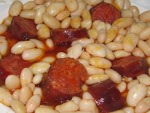ALUBIAS CON CHORIZO