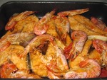 SALMON ASADO CON GAMBAS