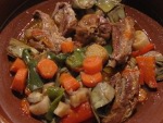 VERDURAS CON COSTILLA DE CERDO