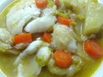SOPA DE PUERROS Y BACALAO (PORRUSALDA)